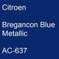 Preview: Citroen, Bregancon Blue Metallic, AC-637.